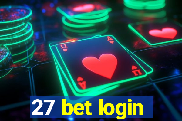 27 bet login